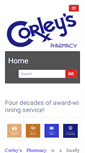 Mobile Screenshot of corleyspharmacy.com